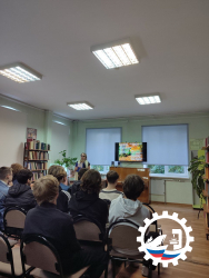 Студенты групп ОП11-09н, ЭЛ11-09с посетили библиотеку А.С. Пушкина